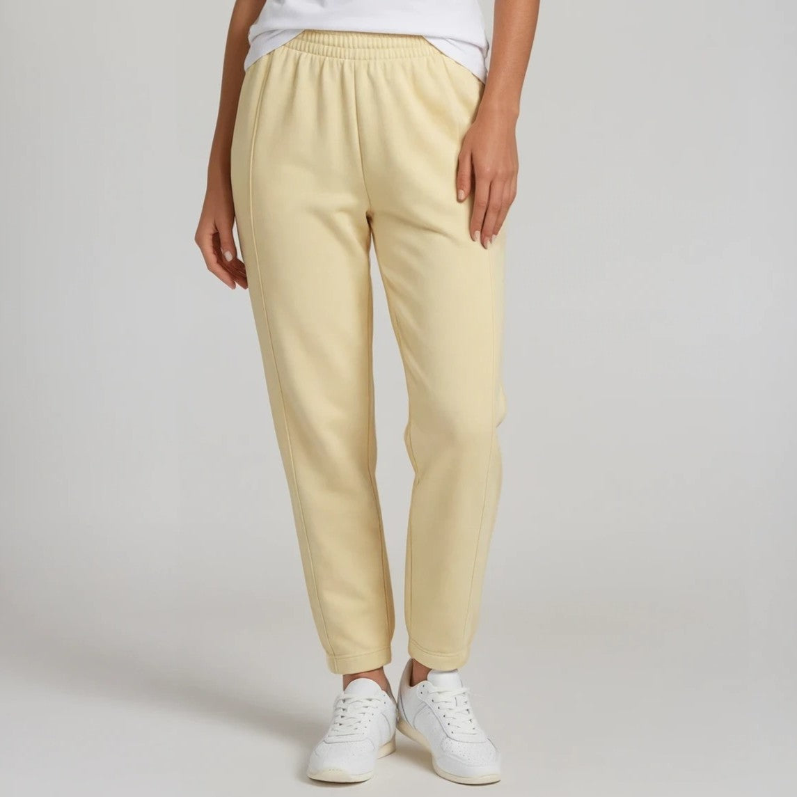 Elegante Stoffhose mit elastischem Bund
