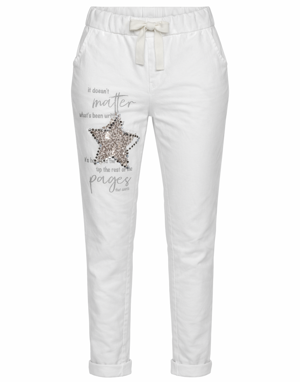 Joggpants mit Strass-Stern
