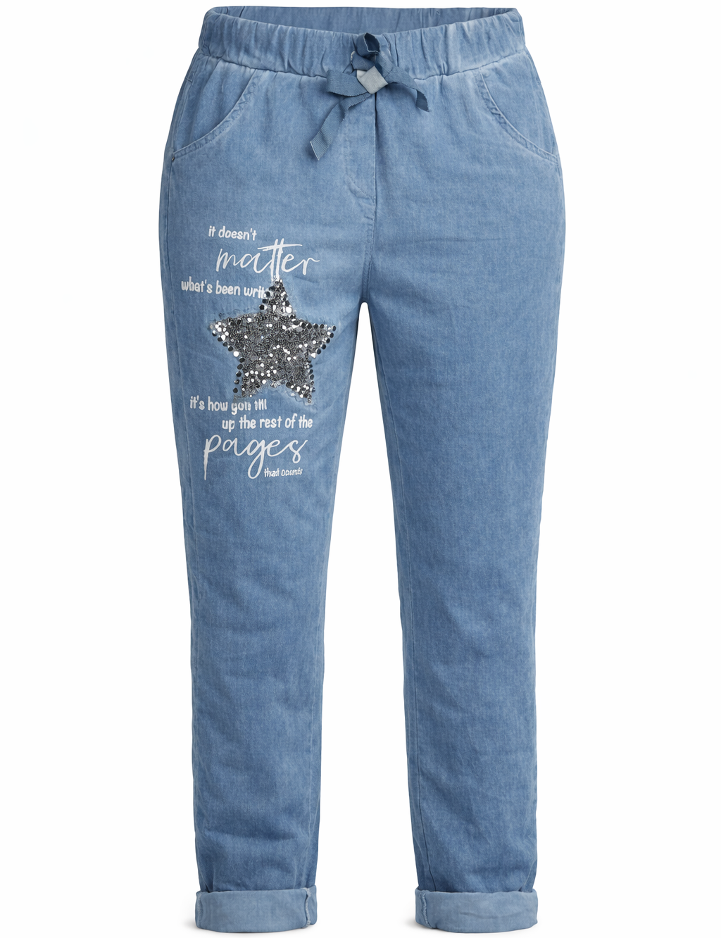 Joggpants mit Strass-Stern