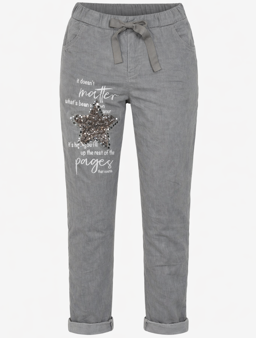 Joggpants mit Strass-Stern