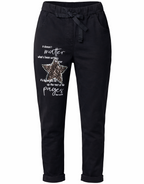 Joggpants mit Strass-Stern