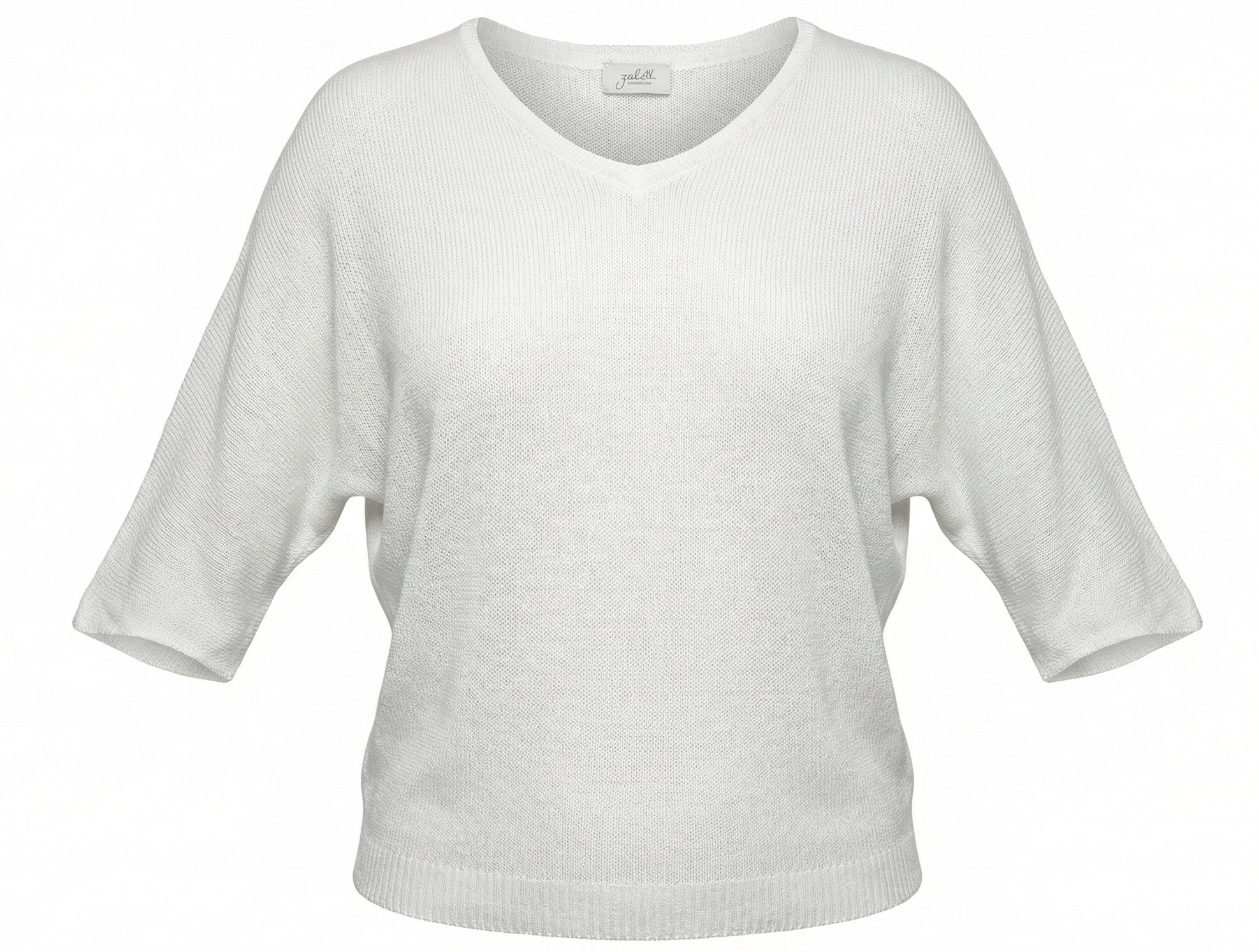 Feinstrick Pullover mit V-Ausschnitt