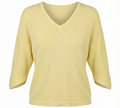 Feinstrick Pullover mit V-Ausschnitt
