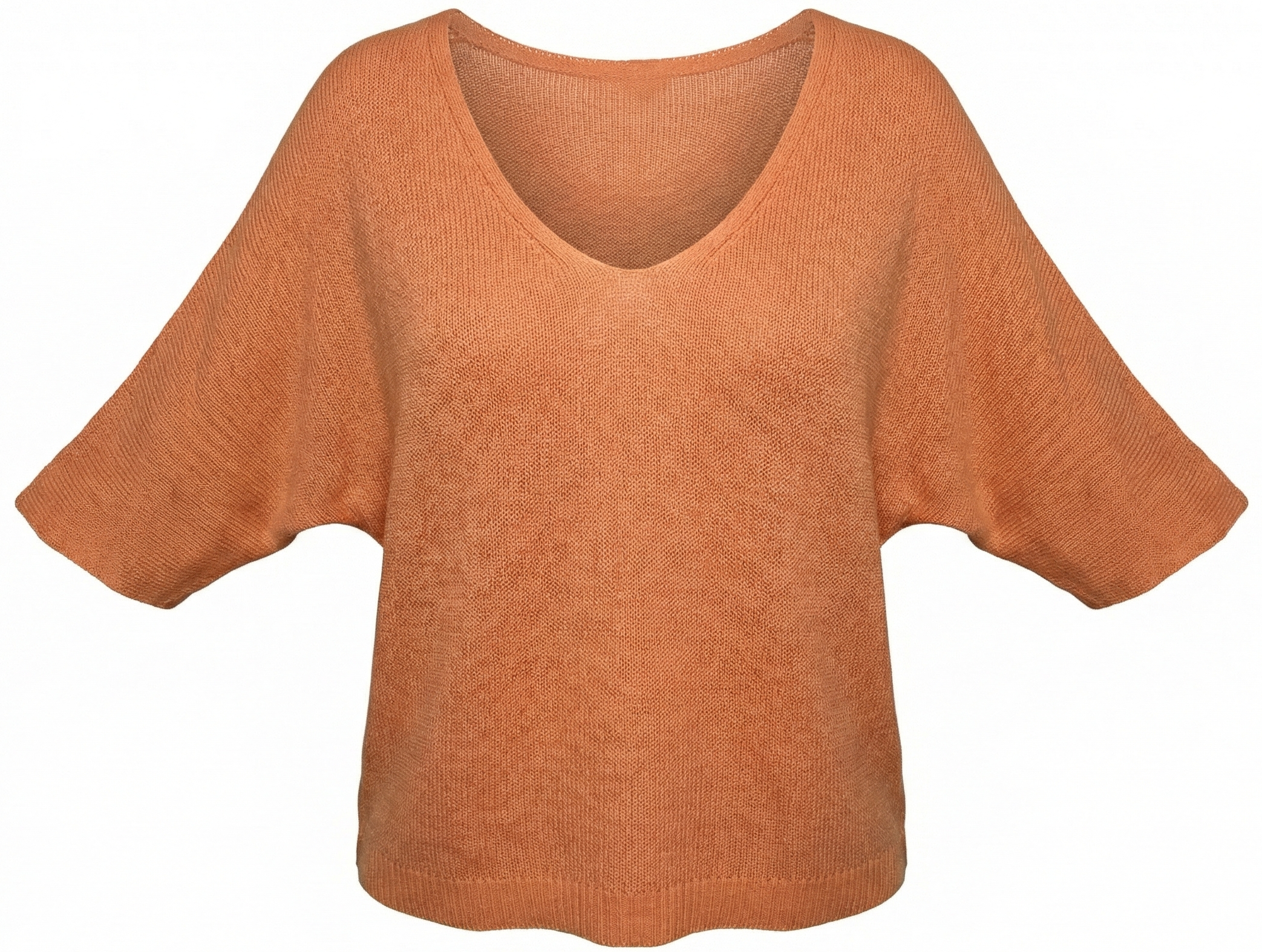 Feinstrick Pullover mit V-Ausschnitt