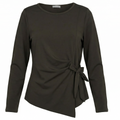 Longsleeve mit Wickel-Detail