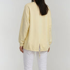 Longsleeve mit Herzmotiv & Strassdetails – „L’AMOUR“