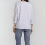 Longsleeve „Beautiful“ mit Strass-Schriftzug – Casual Glam Fit