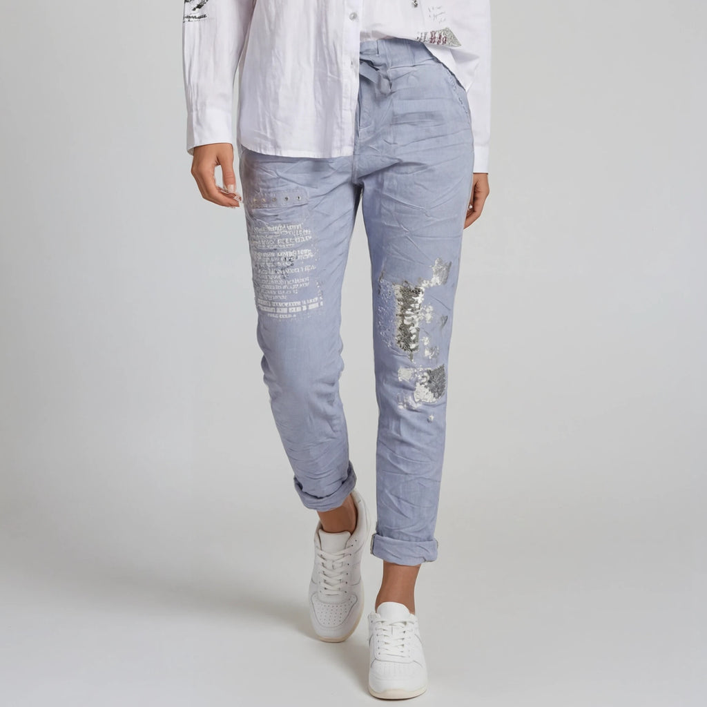 Jogpants mit Print