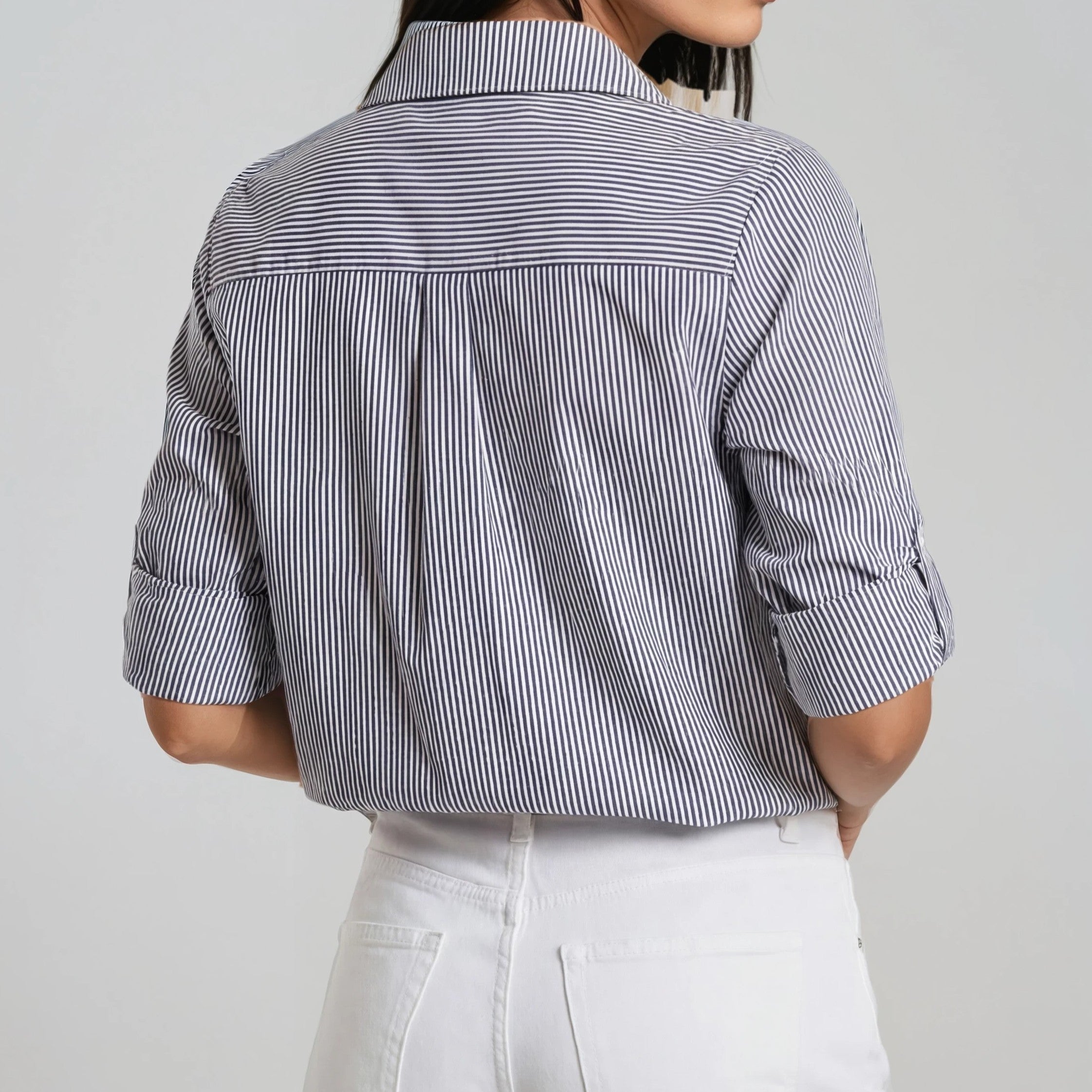 Streifenbluse – Relaxed Fit