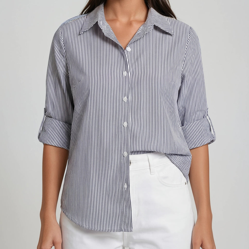 Streifenbluse – Relaxed Fit
