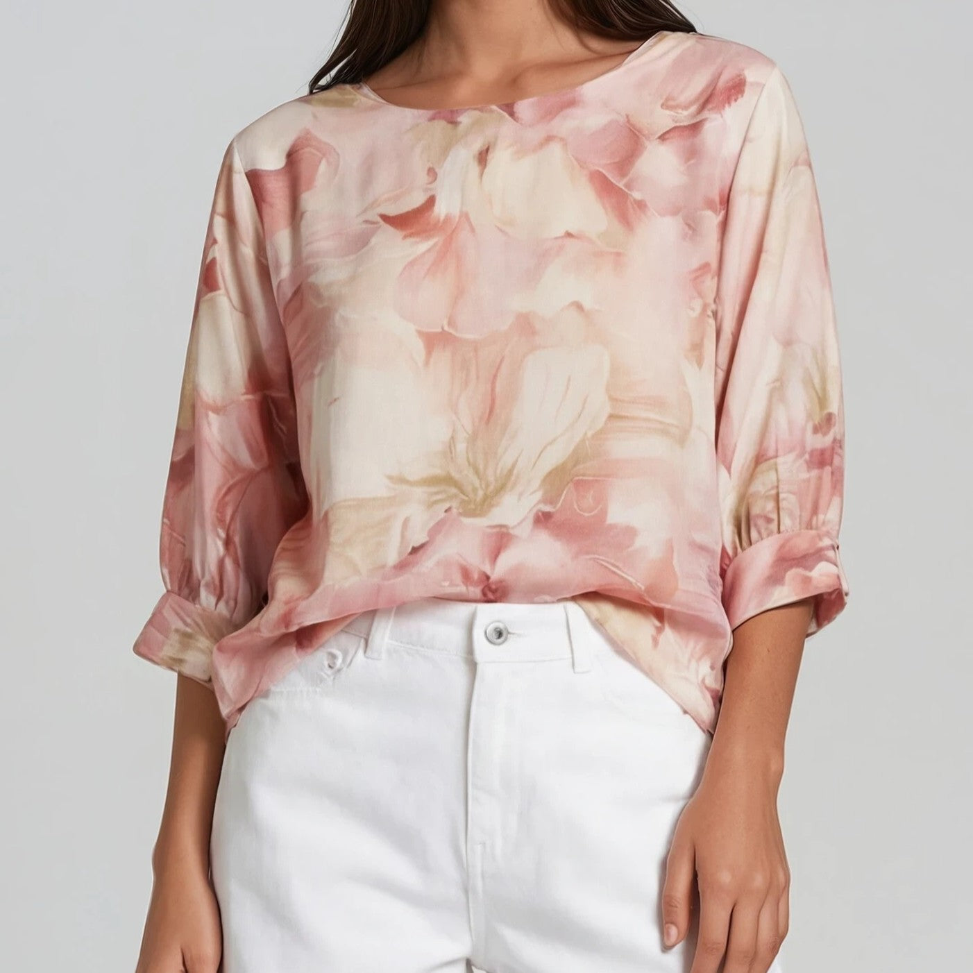 Soft Floral Blouse