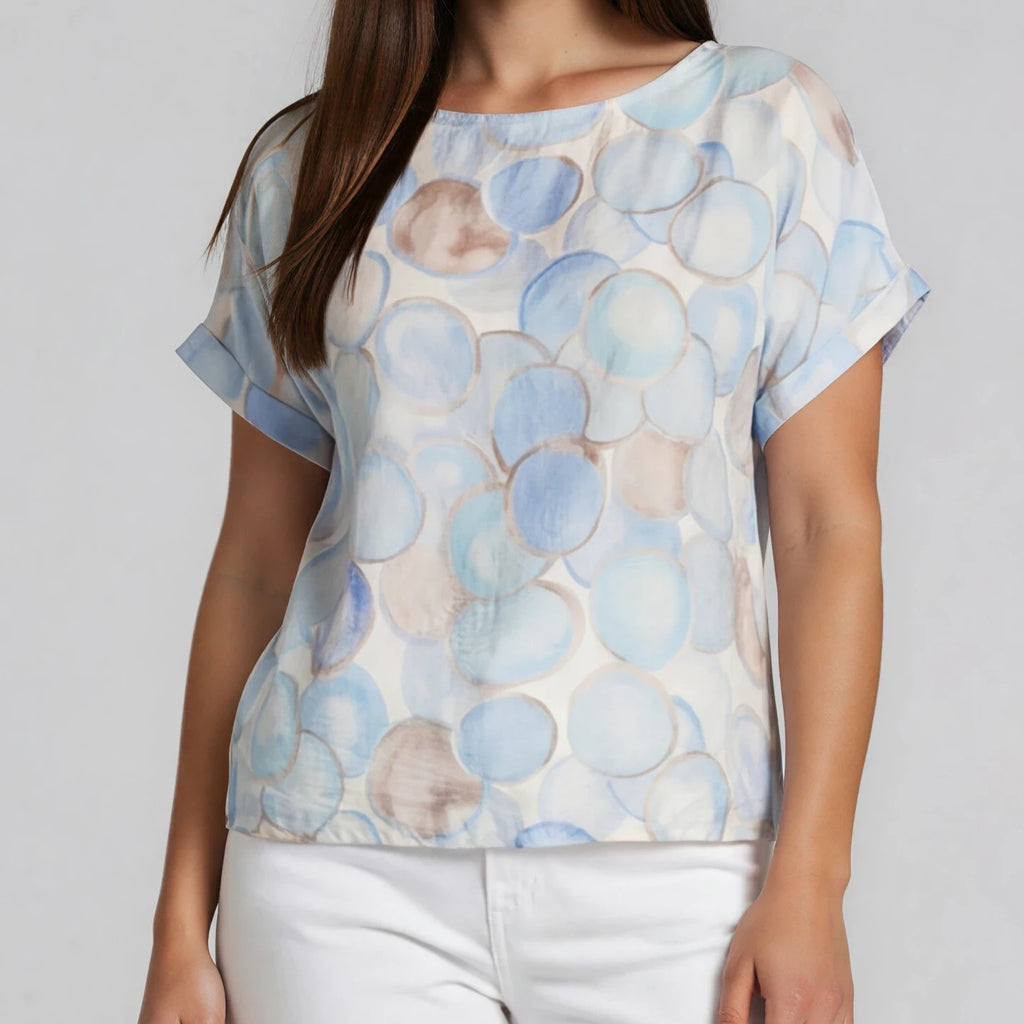 Printed Blouse - Circle Design
