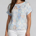 Printed Blouse - Circle Design
