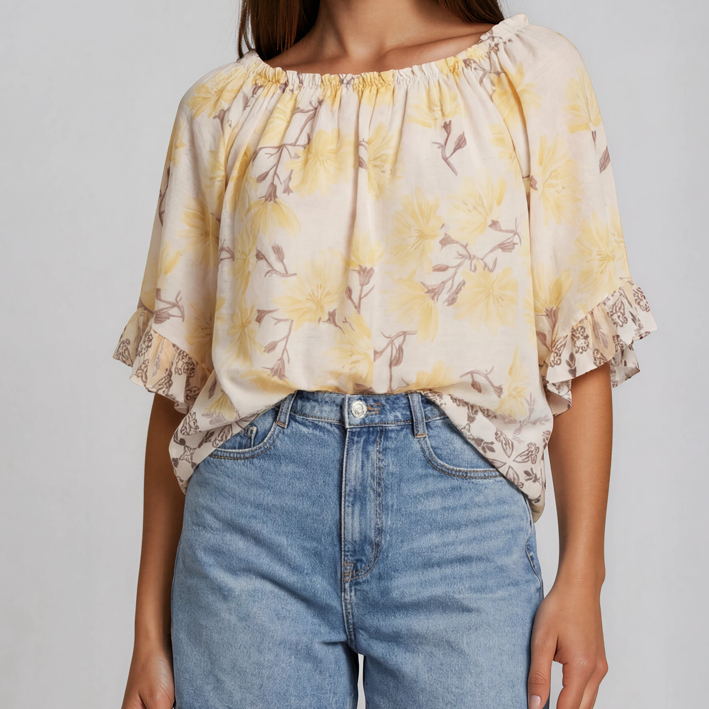 Off-Shoulder Bluse