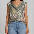 Blusentop mit floralem Print