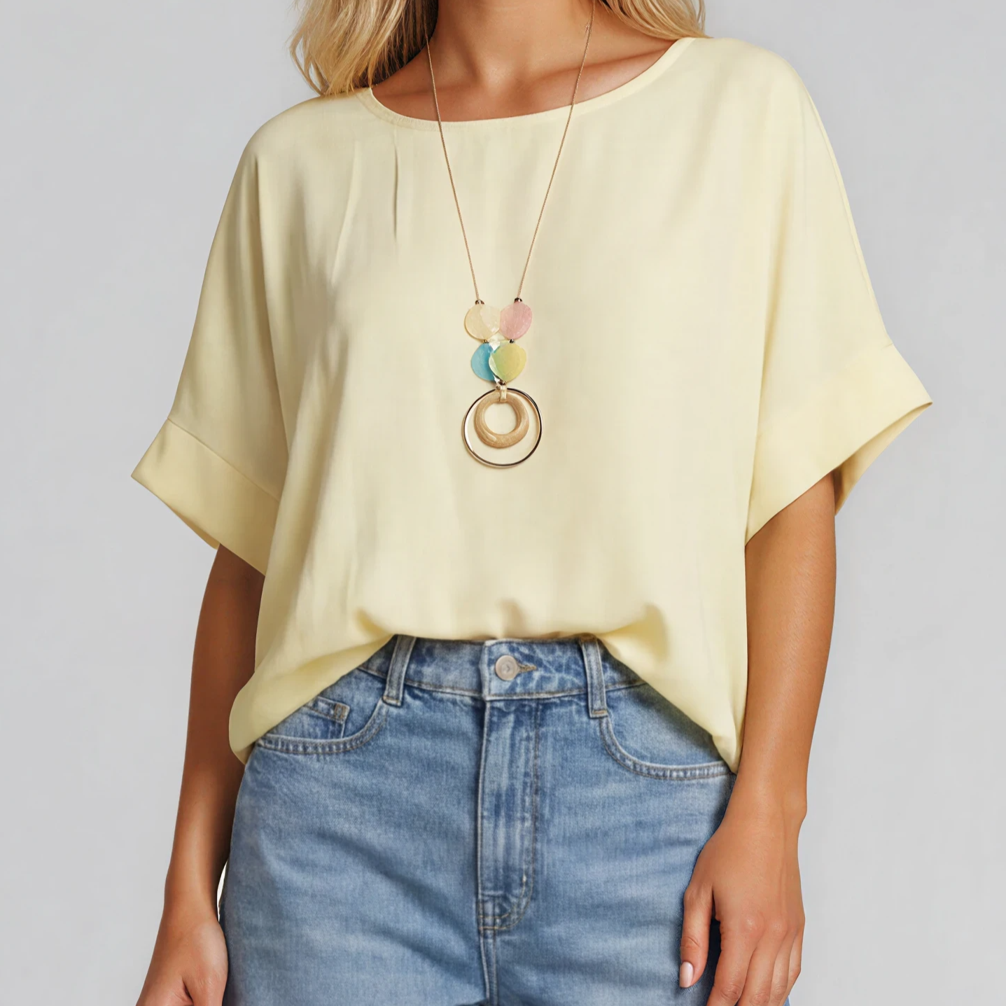 Basic Blusenshirt