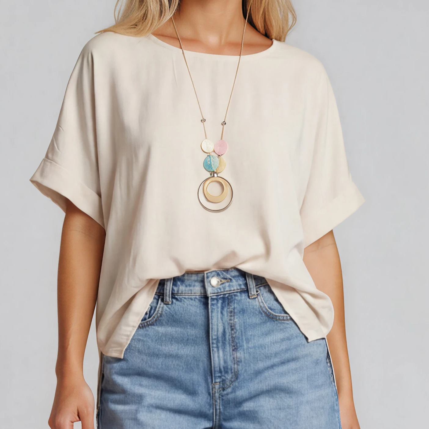 Basic Blusenshirt