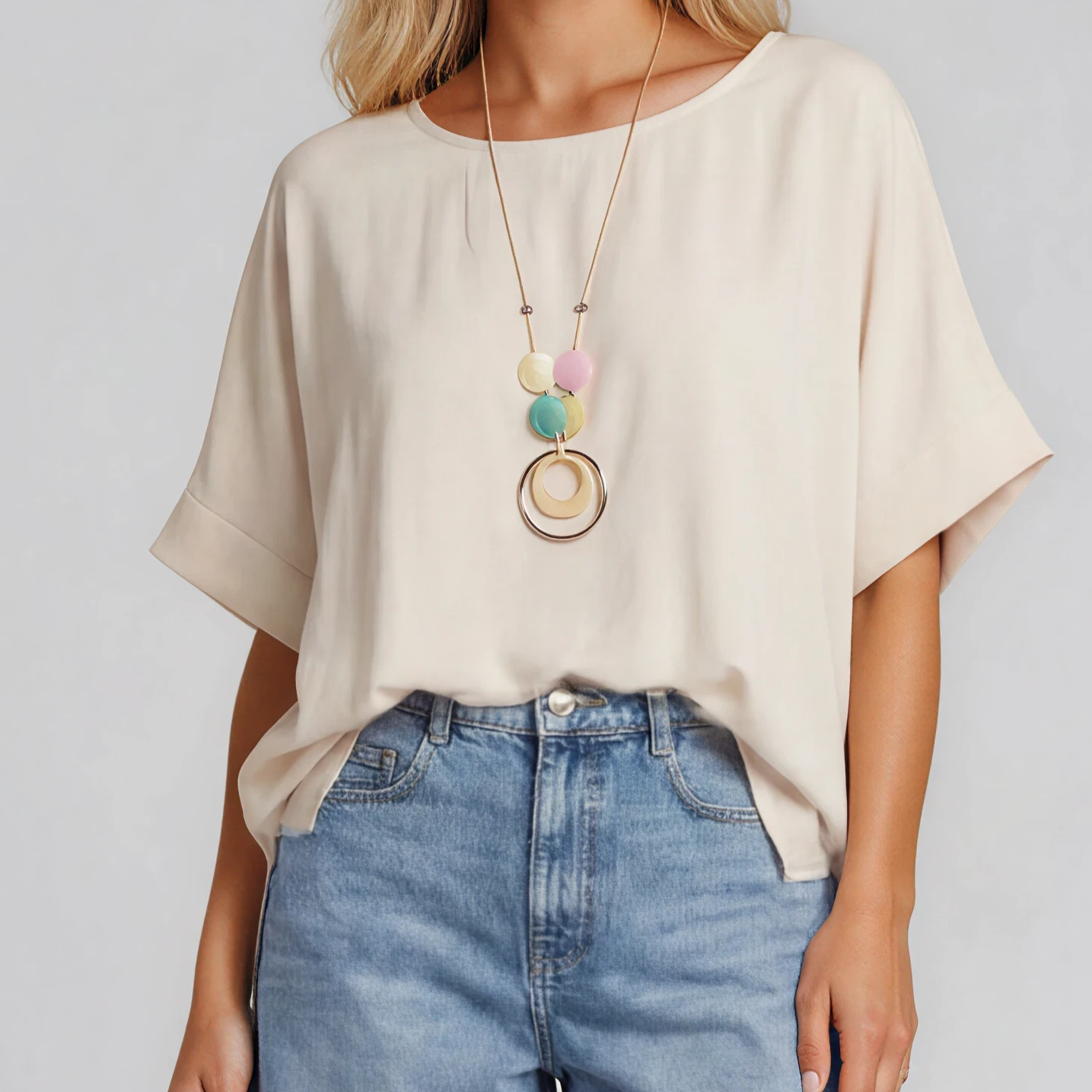 Basic Blusenshirt