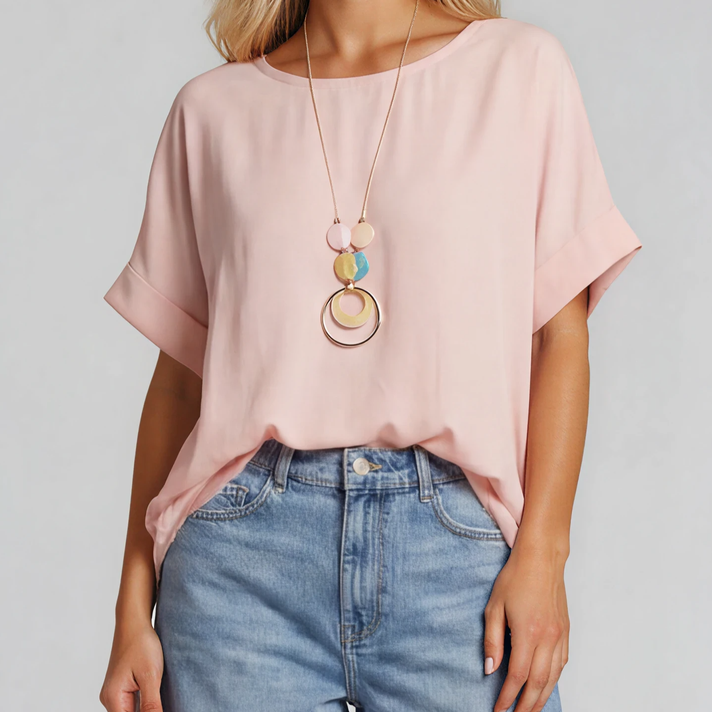 Basic Blusenshirt