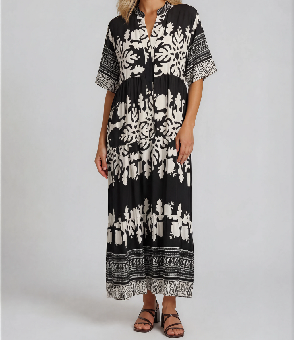 Maxikleid mit Print