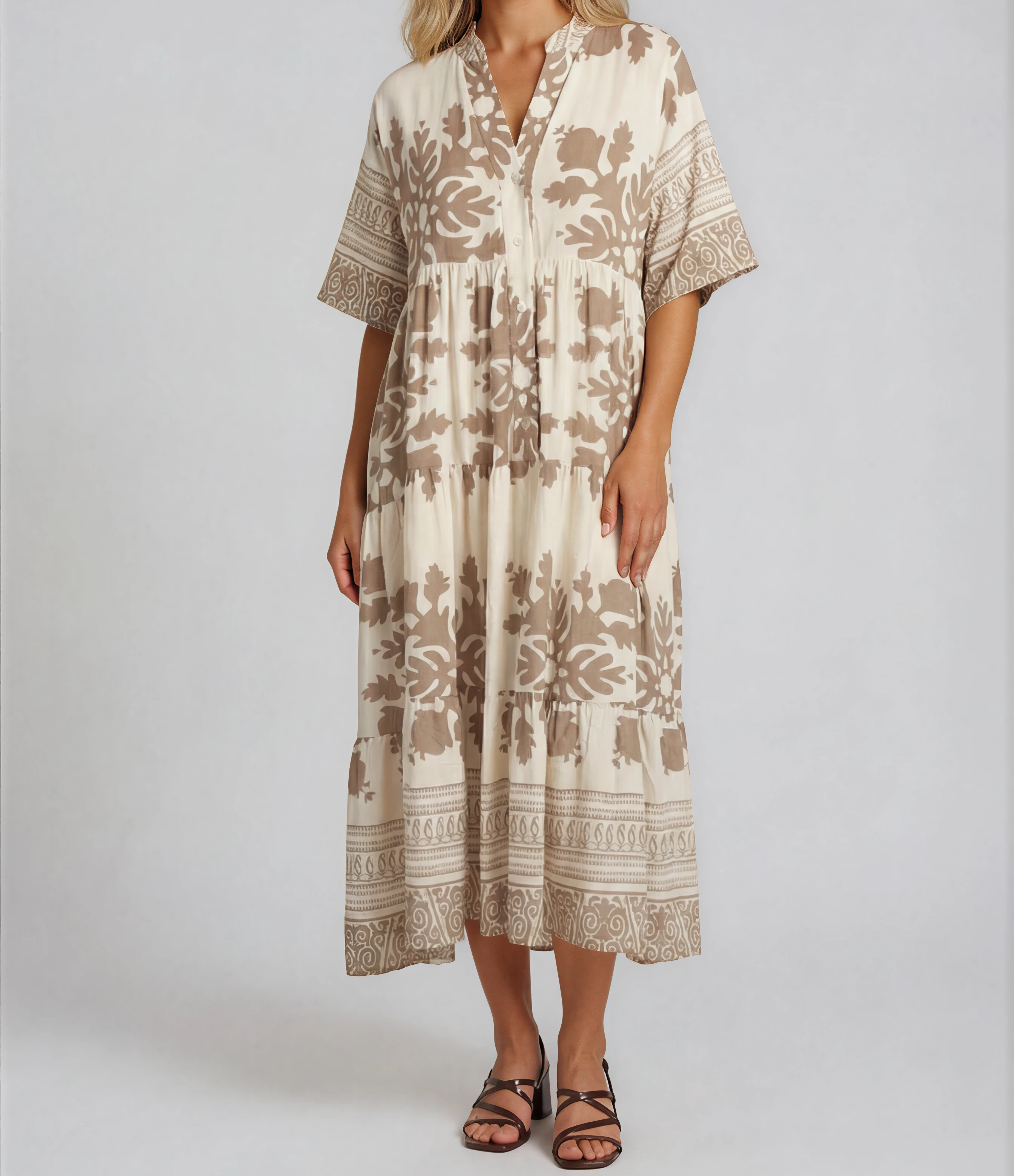 Maxikleid mit Print