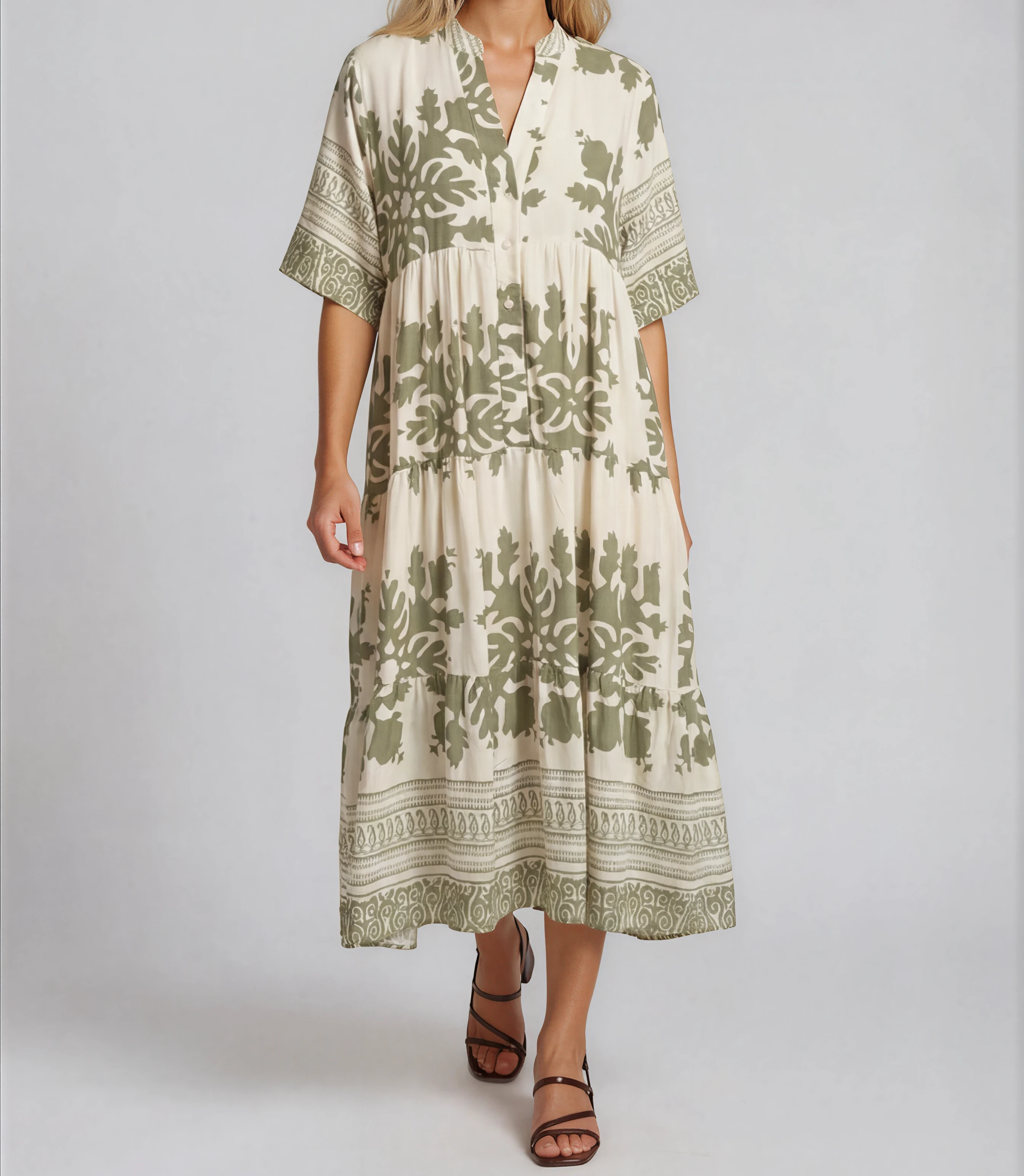 Maxikleid mit Print