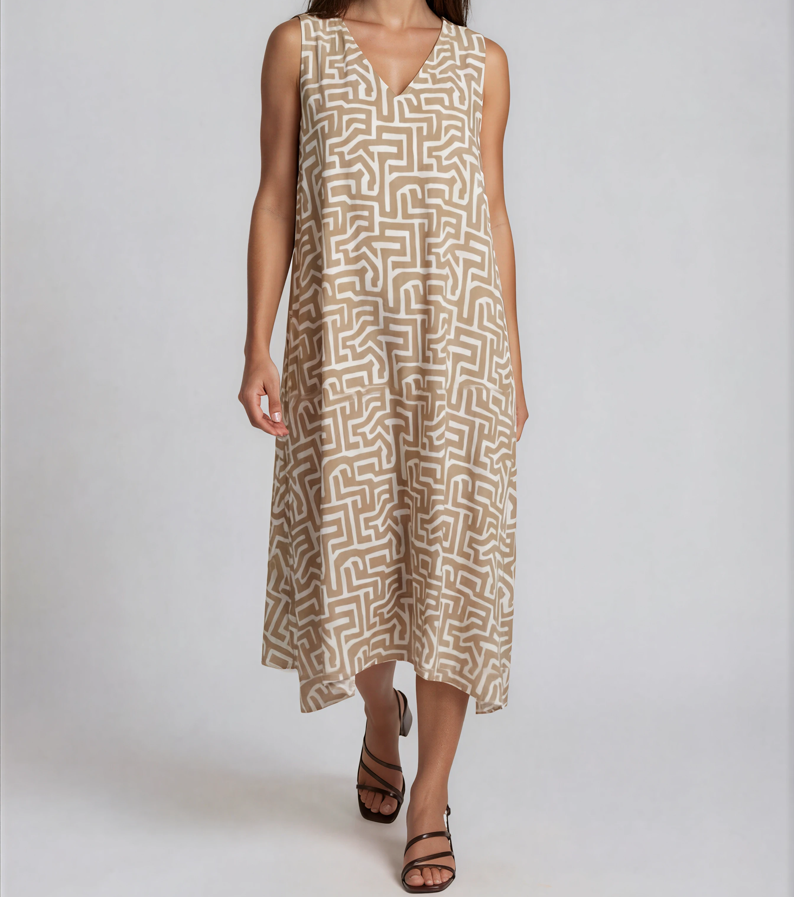 Midi-Kleid Graphic Style