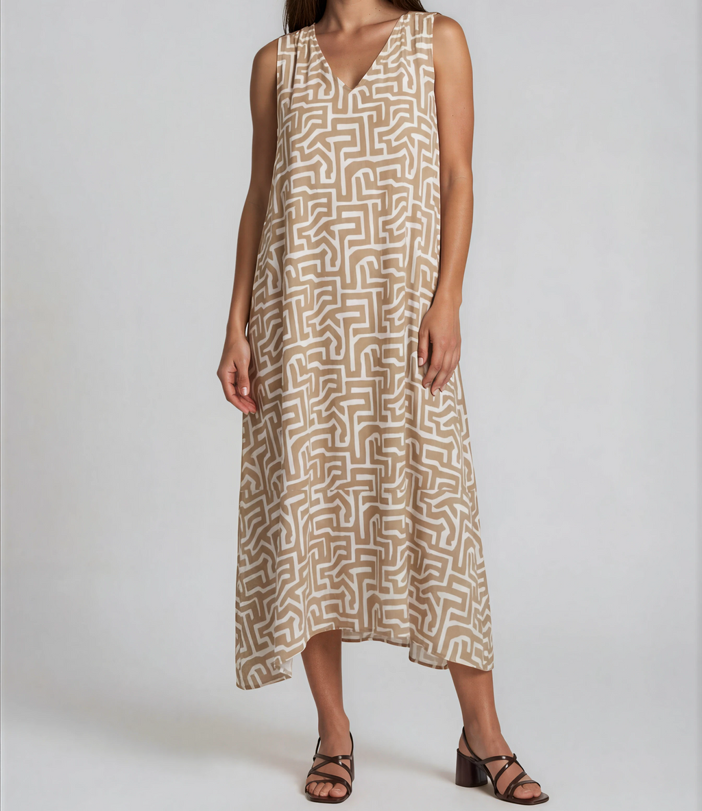 Midi-Kleid Graphic Style