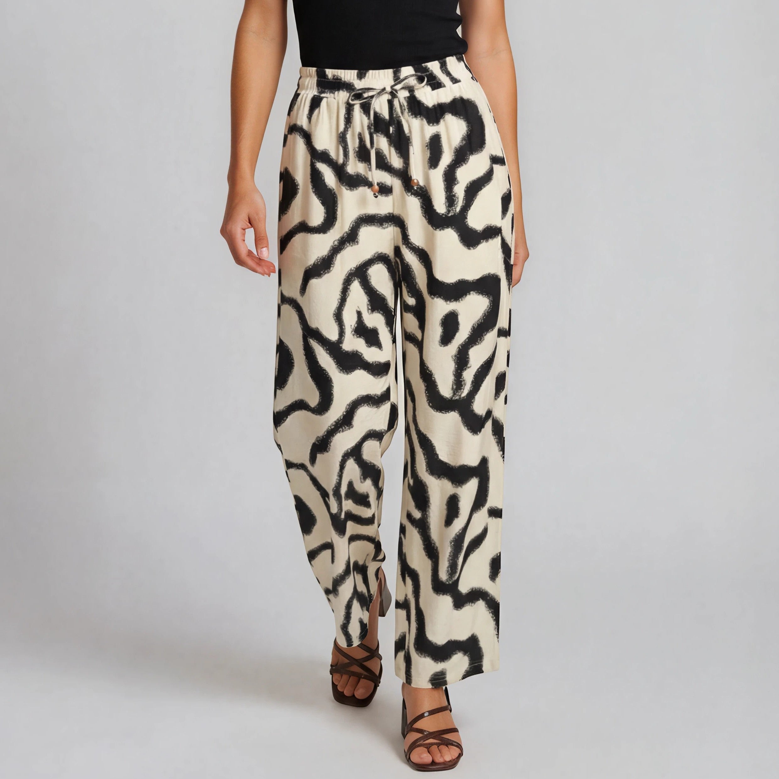 Statement-Hose mit Print