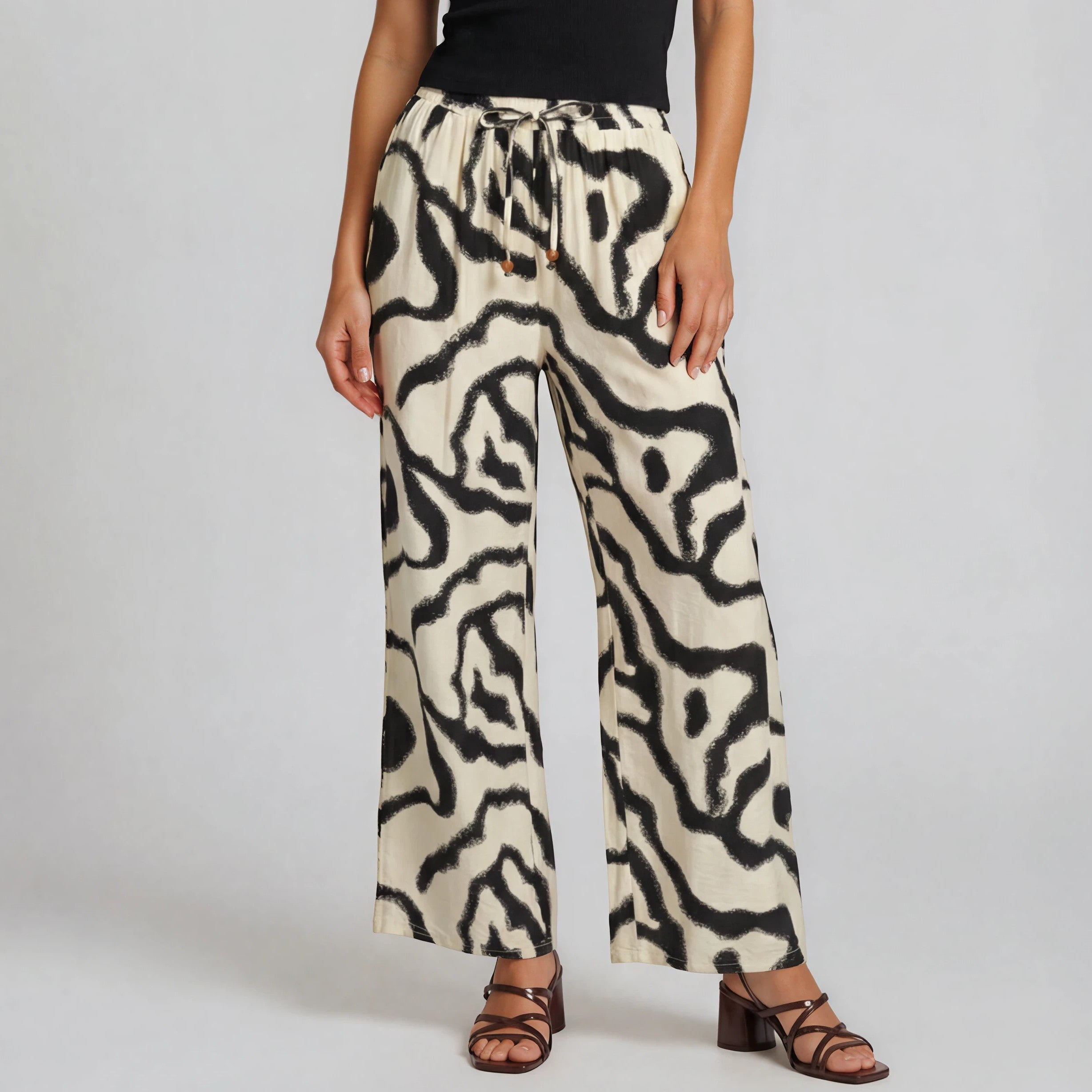 Statement-Hose mit Print
