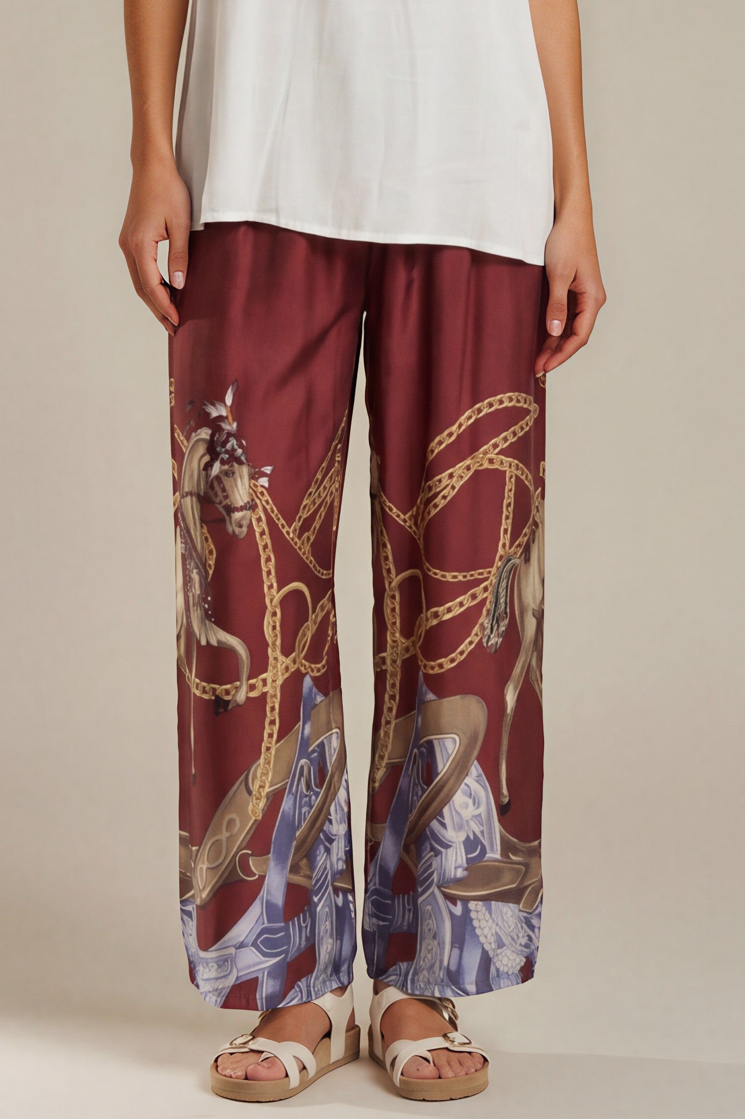Hose „Ruby Carousel Print“