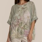 Florale Chiffon-Bluse
