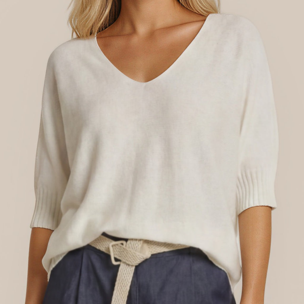 Feinstrick-Pullover