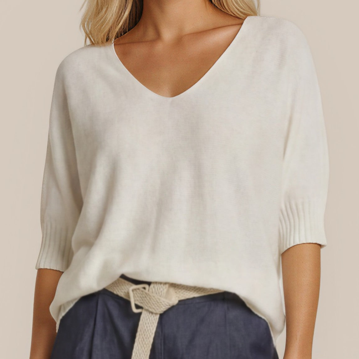 Feinstrick-Pullover