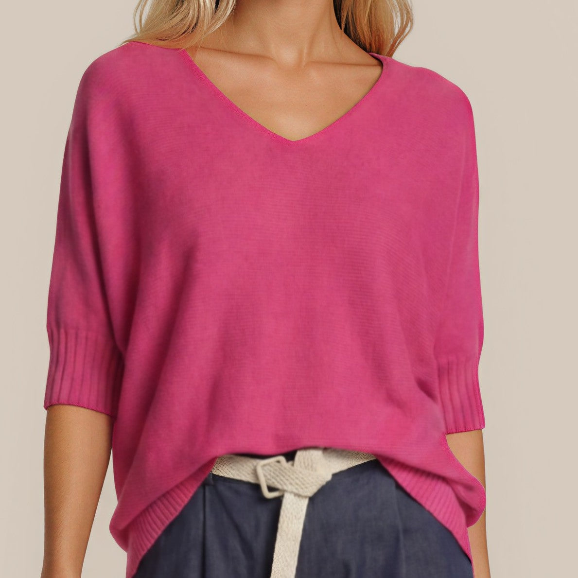 Feinstrick-Pullover