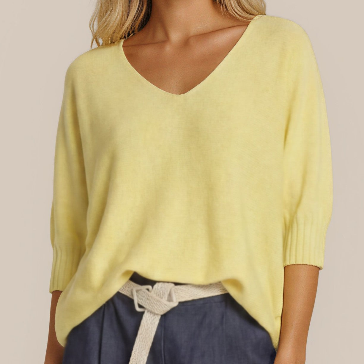 Feinstrick-Pullover