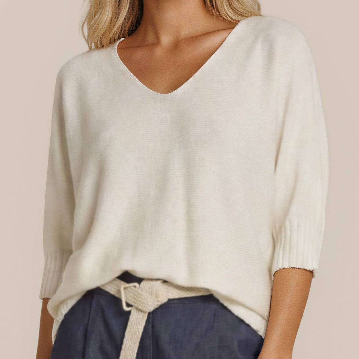 Feinstrick-Pullover