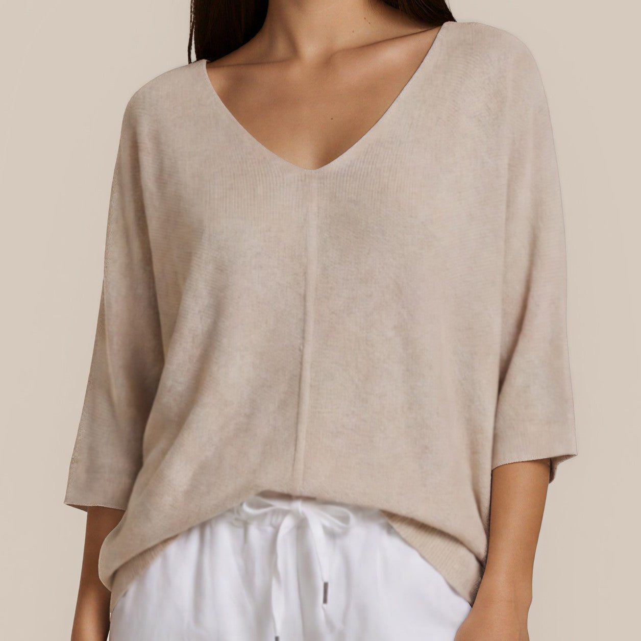 Leichter Feinstrick-Pullover