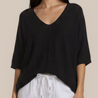 Leichter Feinstrick-Pullover