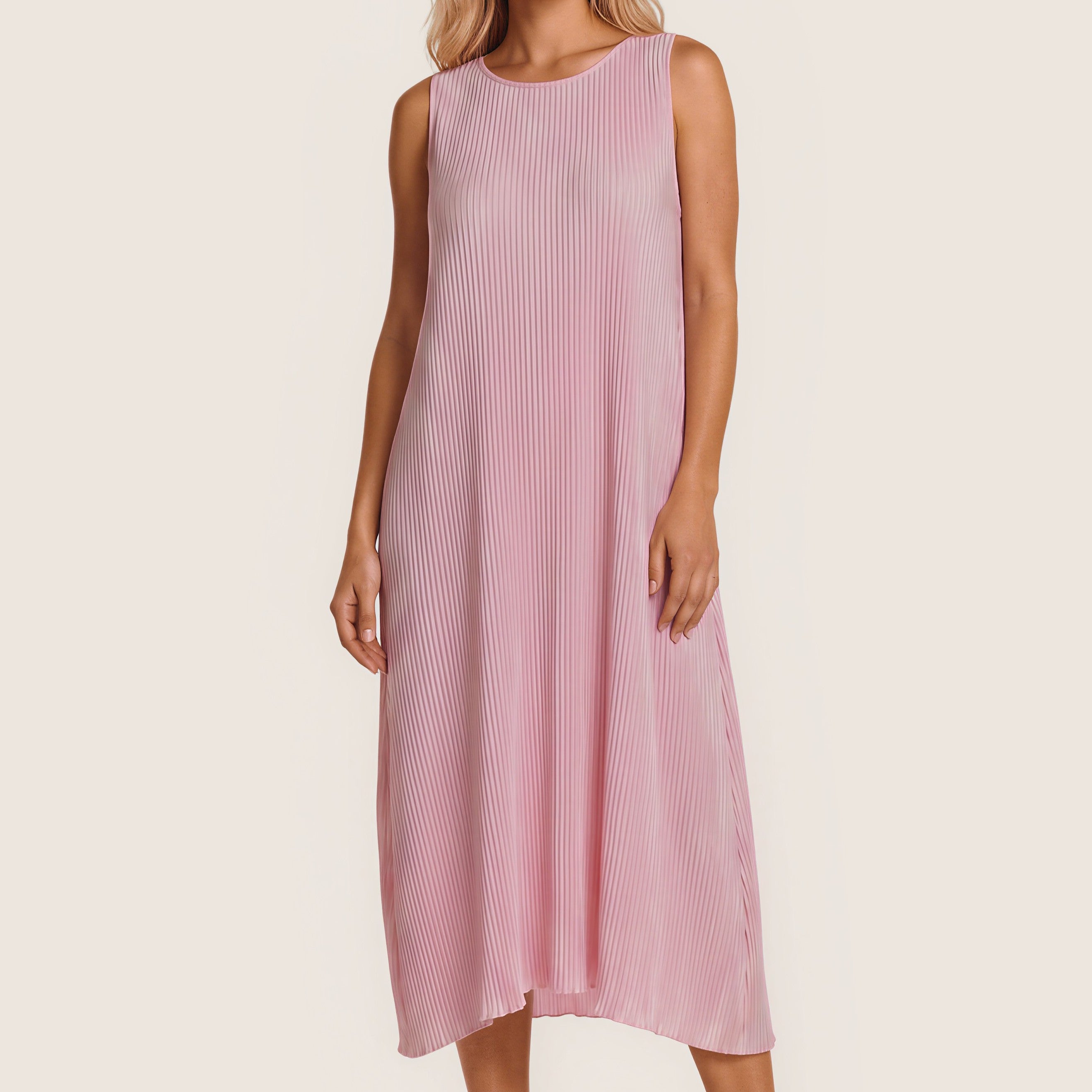 Plissee-Maxikleid „Elegant Flow“