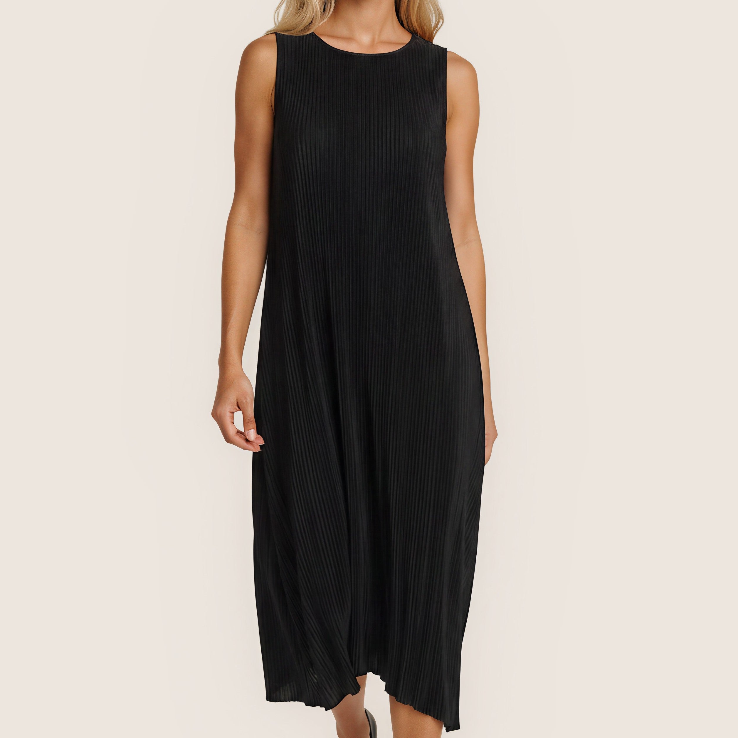 Plissee-Maxikleid „Elegant Flow“
