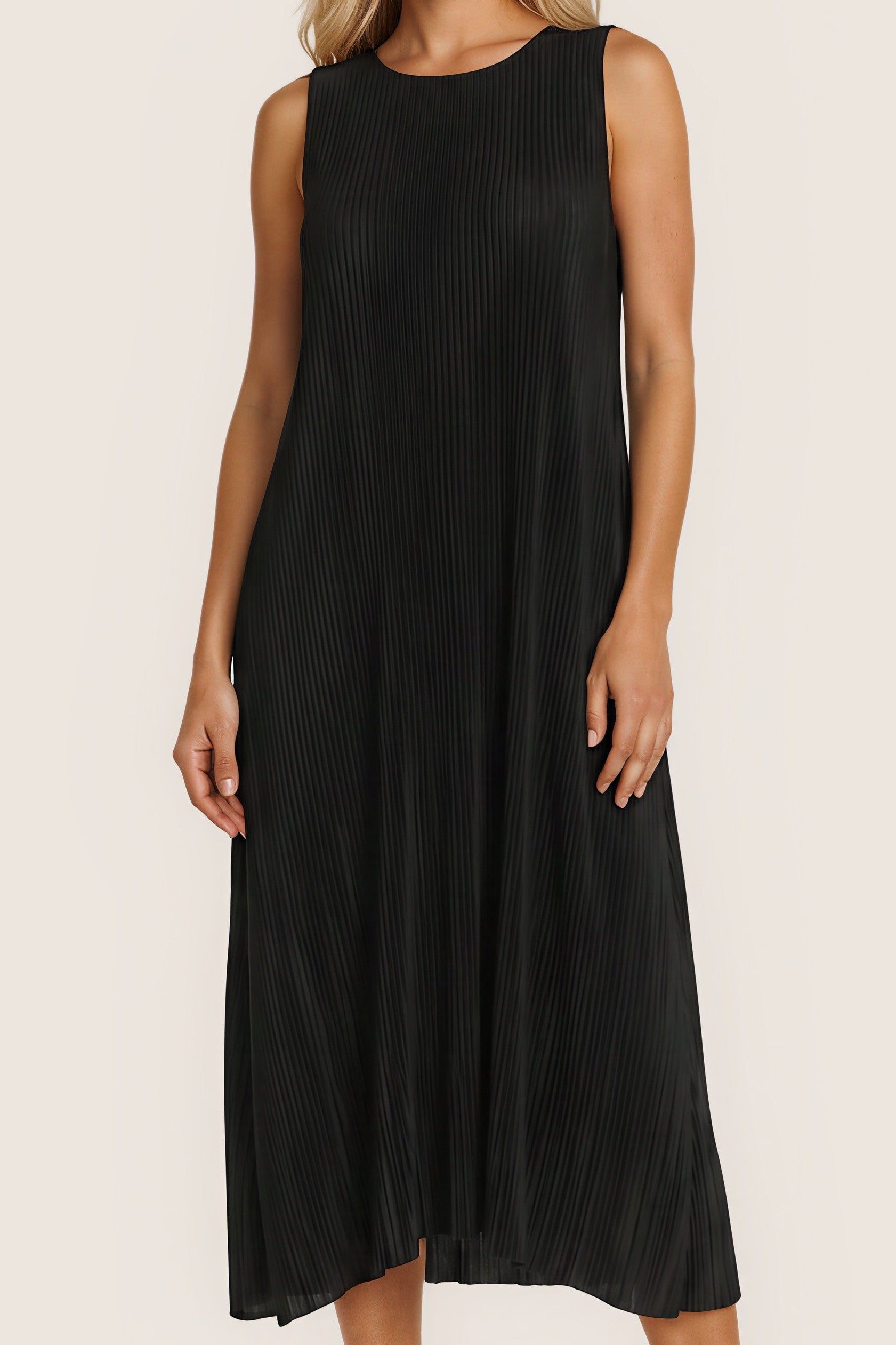 Plissee-Maxikleid „Elegant Flow“
