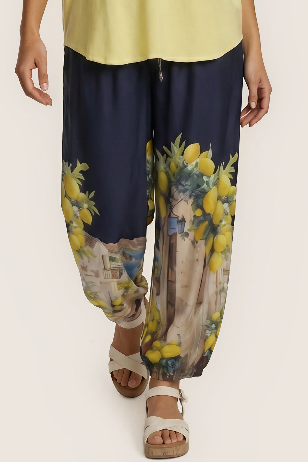 Palazzo-Hose „Amalfi Lemon“