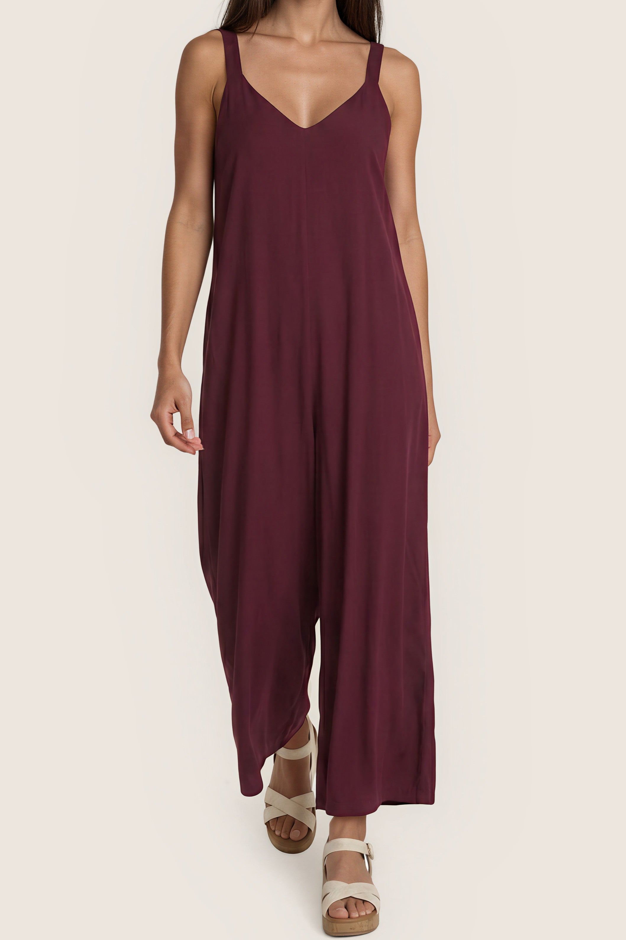 Luftiger Wide-Leg Jumpsuit