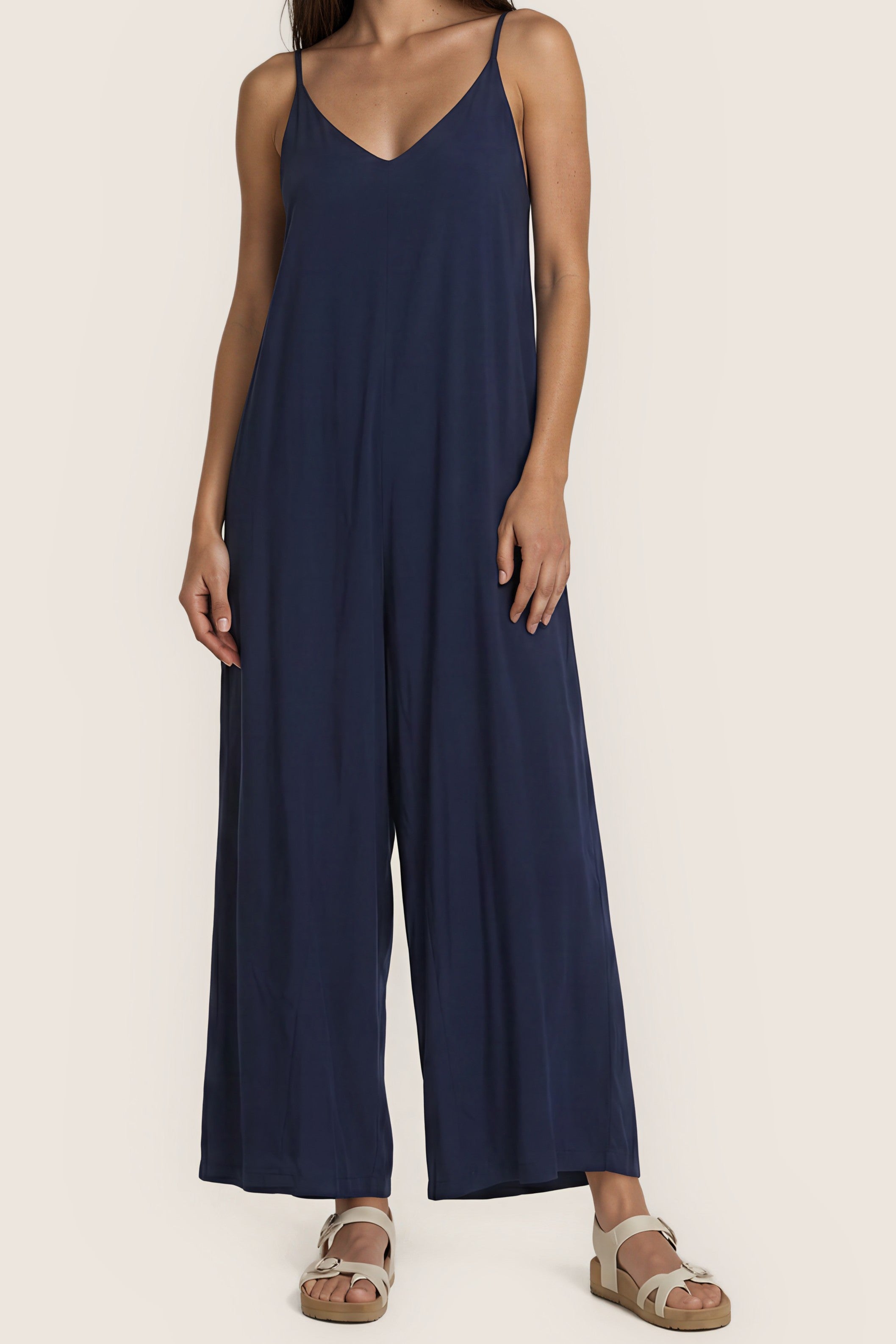 Luftiger Wide-Leg Jumpsuit