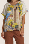 Mediterranes Statement-Shirt „Limone“