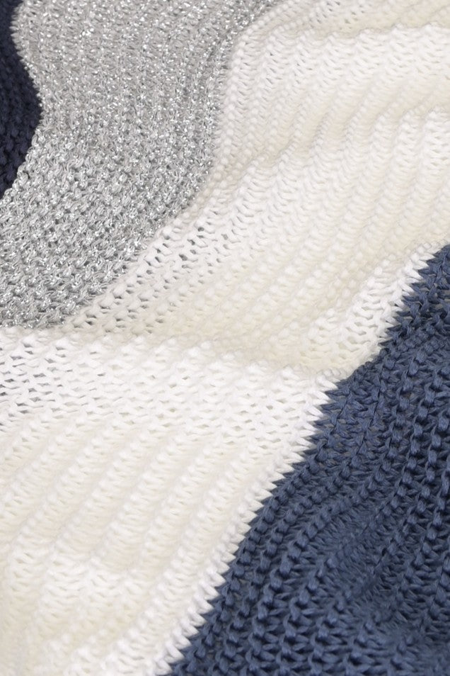 Strickpullover mit Farbverlauf & Glanzdetail