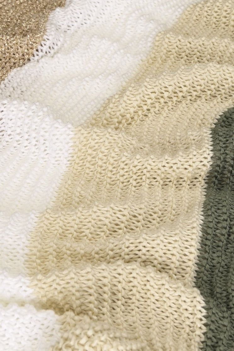 Strickpullover mit Farbverlauf & Glanzdetail