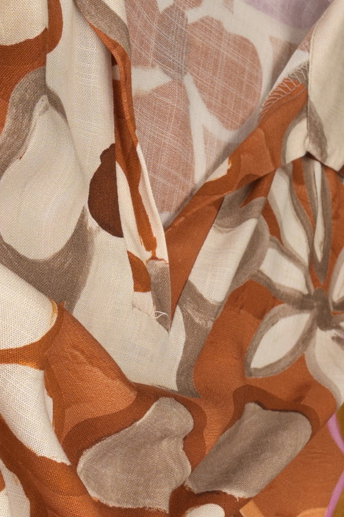 Bluse mit floralem Allover-Print
