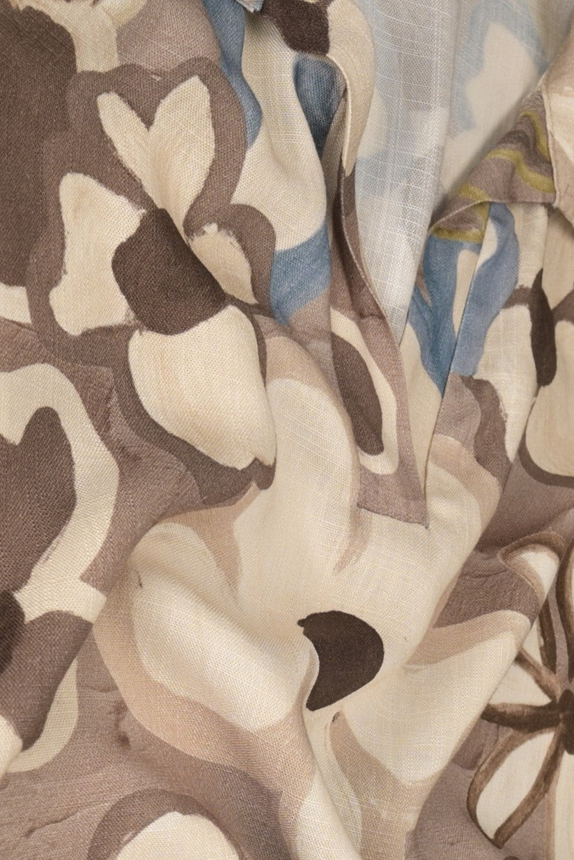 Bluse mit floralem Allover-Print